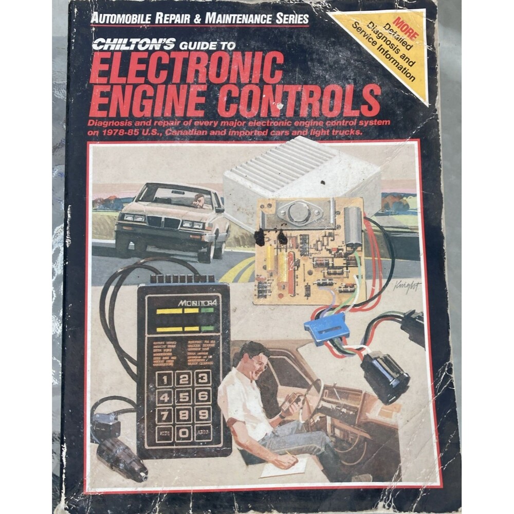 Chiltons Guide to Electronic Engine Controls Repair Manual Auto Shop Book VTG